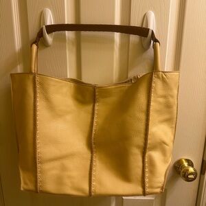 The Sak Los Feliz Large Leather Tote - Buttercup